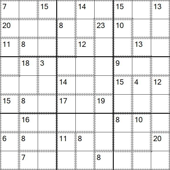 Killer Sudoku - Medium