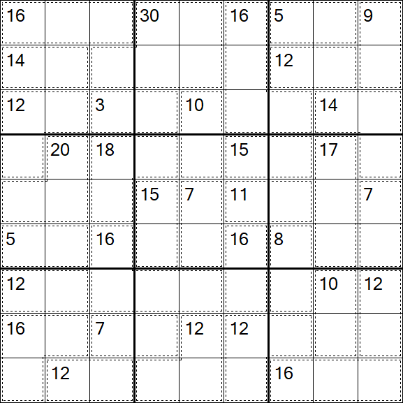 Killer Sudoku - Medium