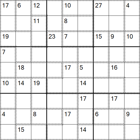 Killer Sudoku - Medio