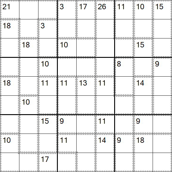 Killer Sudoku - Medio