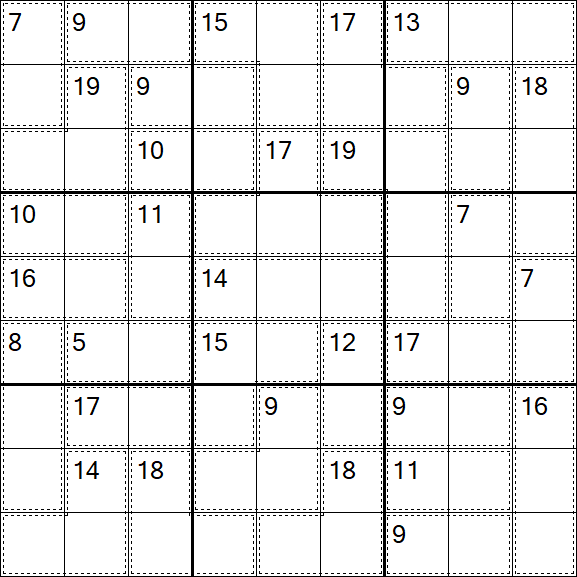Killer Sudoku - Medio