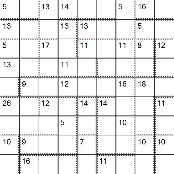 Killer Sudoku - Medio