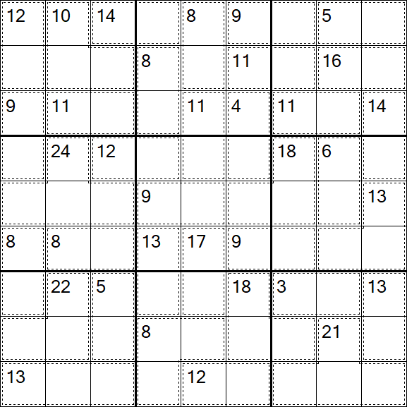 Killer Sudoku - Medio