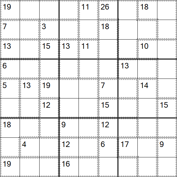 Killer Sudoku - Médio
