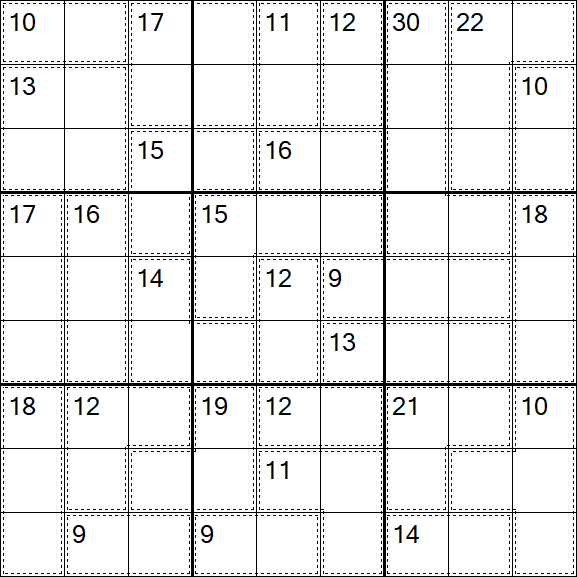 Killer Sudoku - Medium