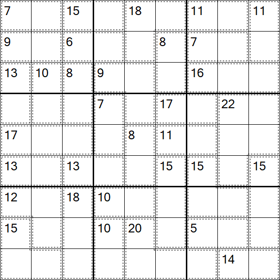 Killer Sudoku - Medium
