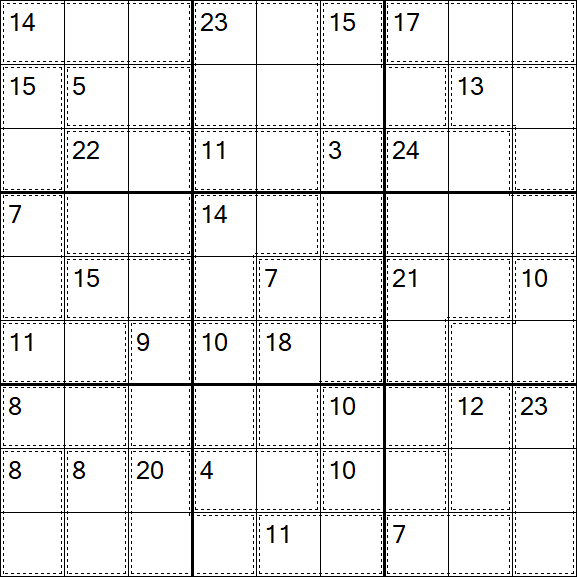 Killer Sudoku - Medium