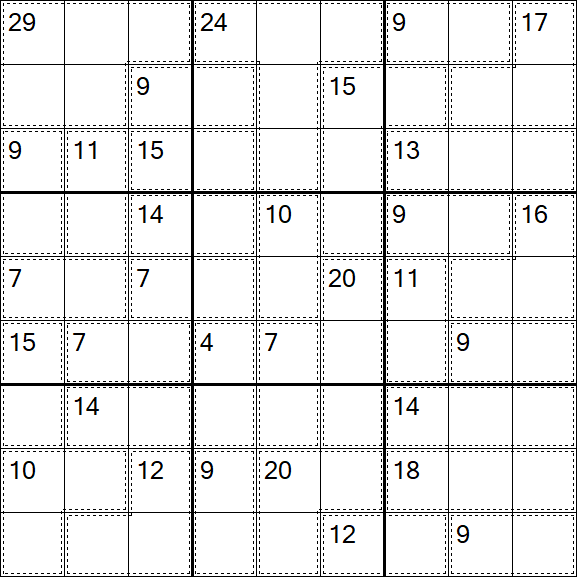 Killer Sudoku - Medium