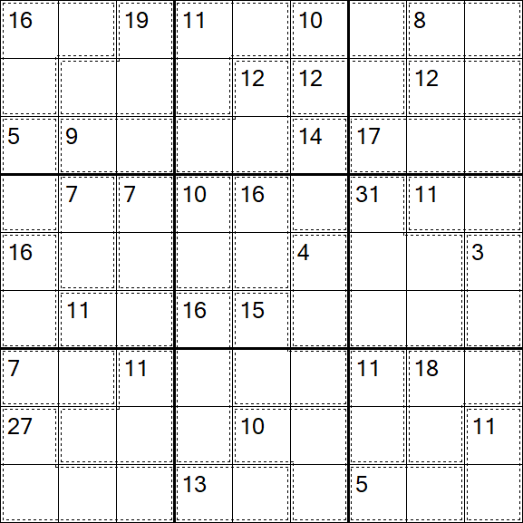 Killer Sudoku - Medium
