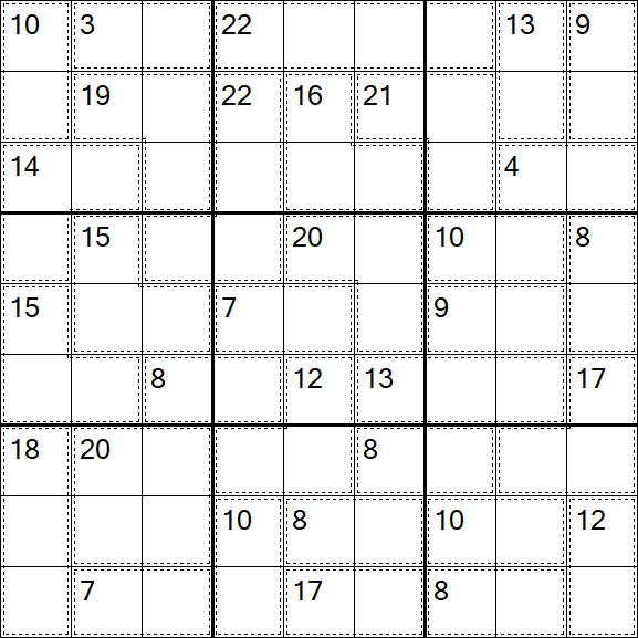 Killer Sudoku - Medium