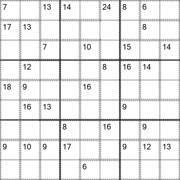 Killer Sudoku - Medium