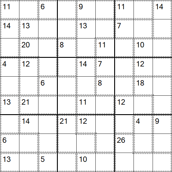 Killer Sudoku - Medium