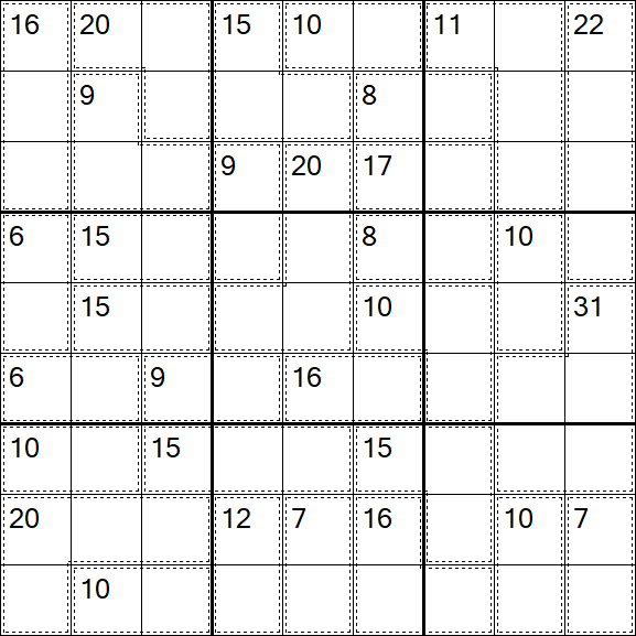 Killer Sudoku - Medium