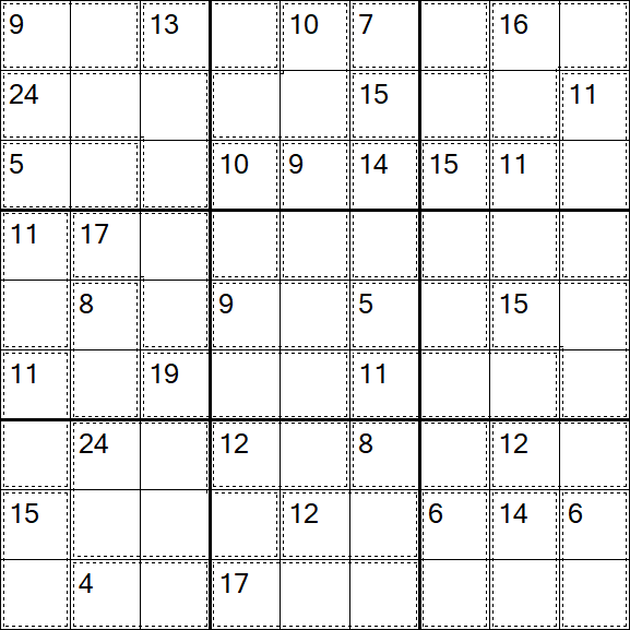 Killer Sudoku - Mittel