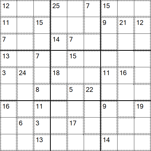 Killer Sudoku - Mittel