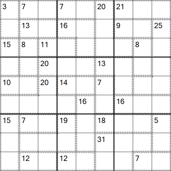 Killer Sudoku - Mittel