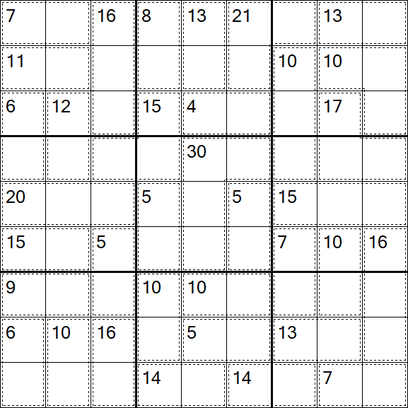 Killer Sudoku - Mittel