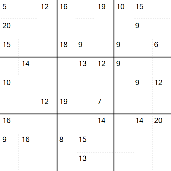 Killer Sudoku - Medium
