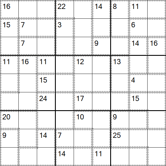 Killer Sudoku - Medium