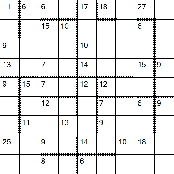 Killer Sudoku - Medium