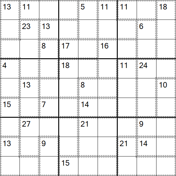 Killer Sudoku - Medium