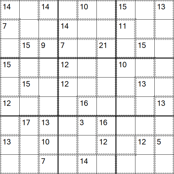 Killer Sudoku - Medium
