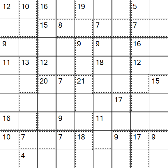 Killer Sudoku - Medium