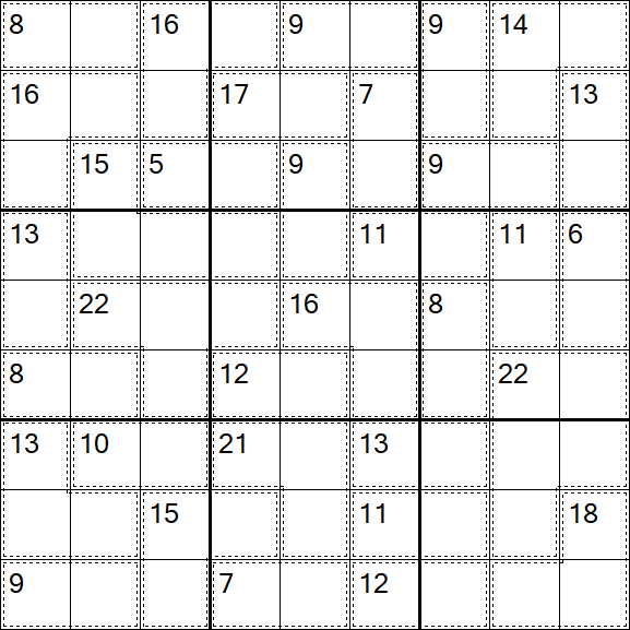 Killer Sudoku - Medium