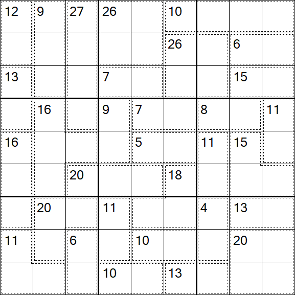 Killer Sudoku - Medium