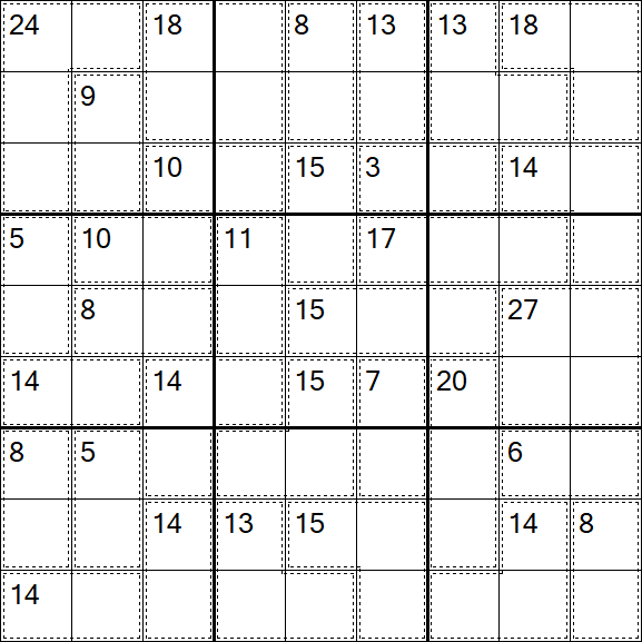 Killer Sudoku - Medium