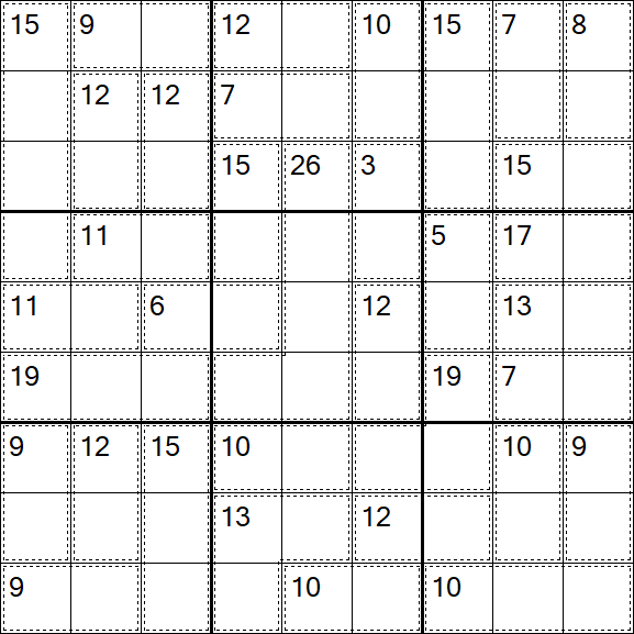 Killer Sudoku - Medium