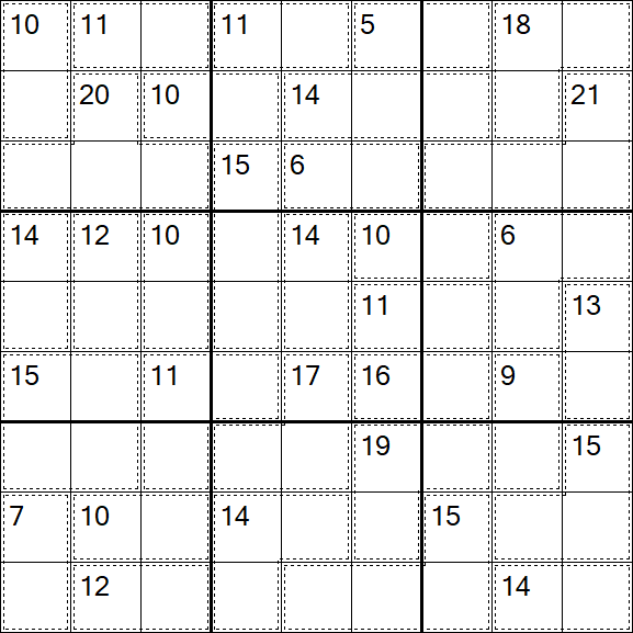 Killer Sudoku - Medium