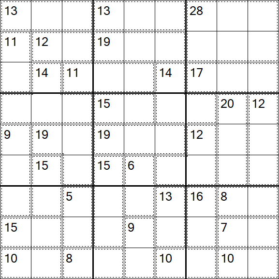 Killer Sudoku - Medium