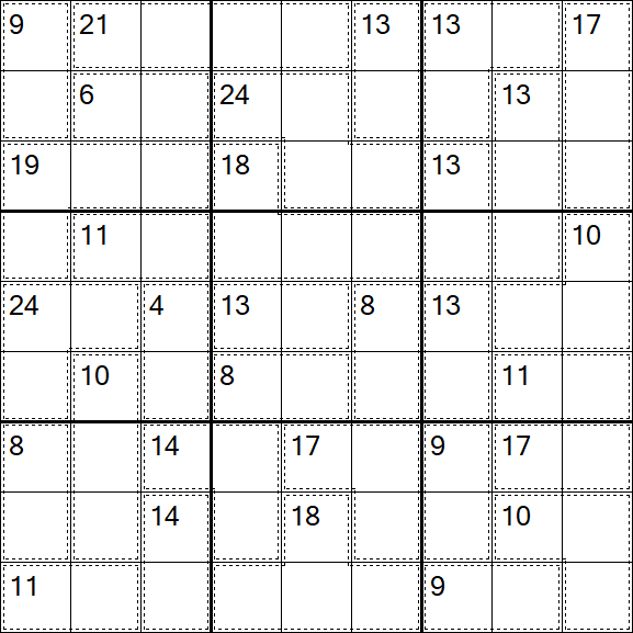 Killer Sudoku - Medium