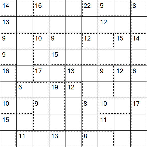 Killer Sudoku - Medium