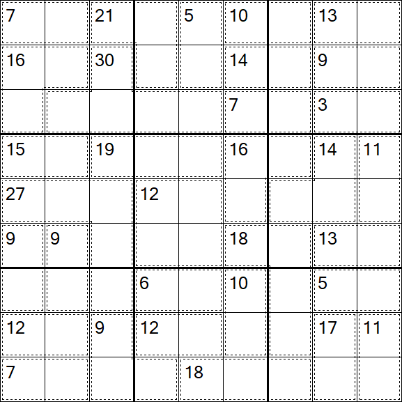 Killer Sudoku - Medium