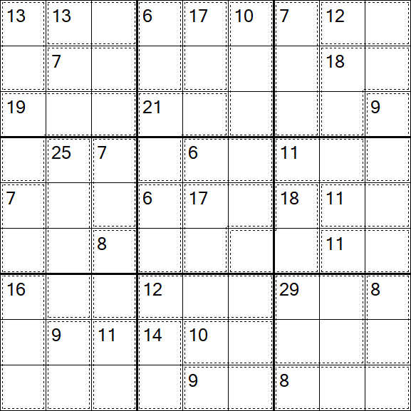 Killer Sudoku - Medio