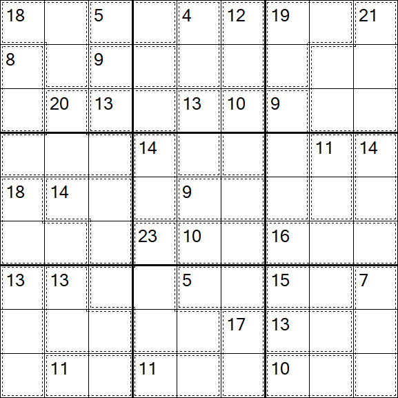 Killer Sudoku - Moyen