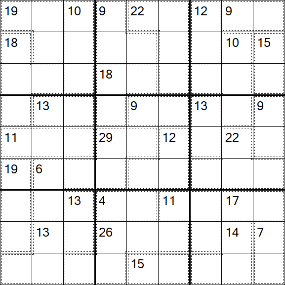 Killer Sudoku - Medio