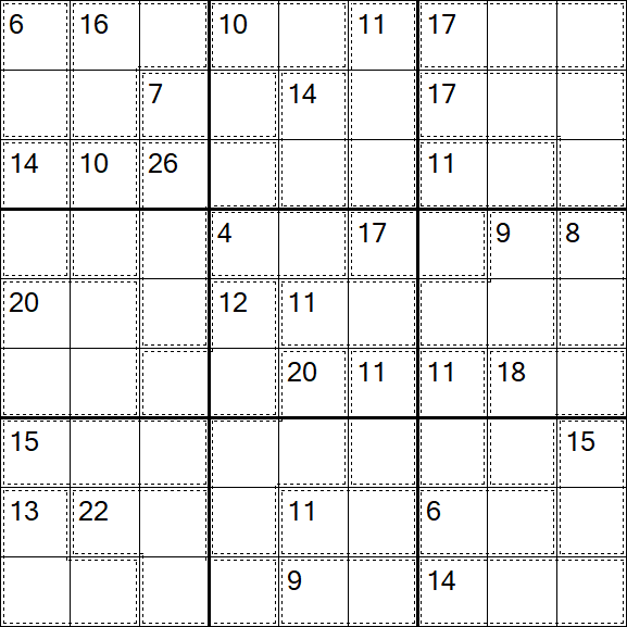 Killer Sudoku - Medio