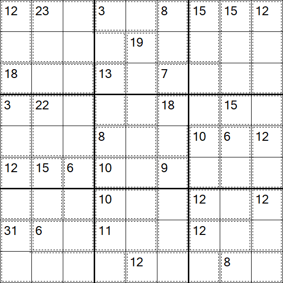 Killer Sudoku - Medio