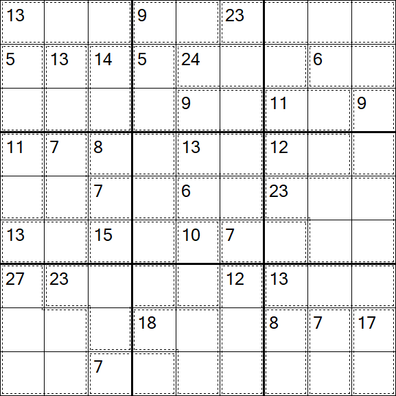 Killer Sudoku - Medio