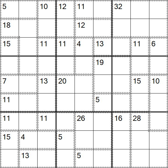 Killer Sudoku - Medio