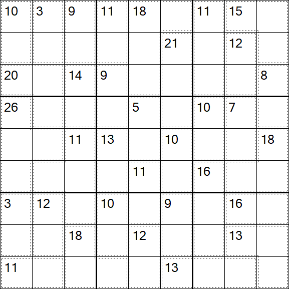 Killer Sudoku - Medio