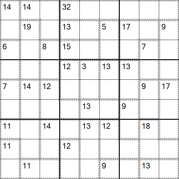 Killer Sudoku - Medio