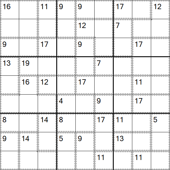 Killer Sudoku - Medio