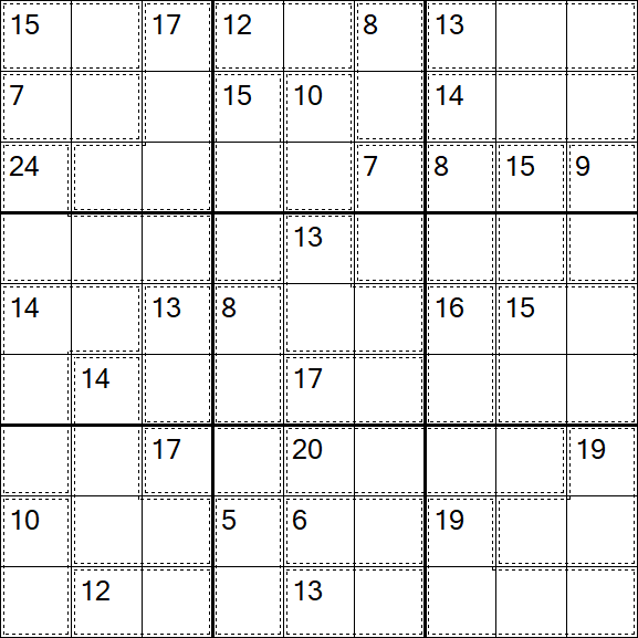 Killer Sudoku - Medio