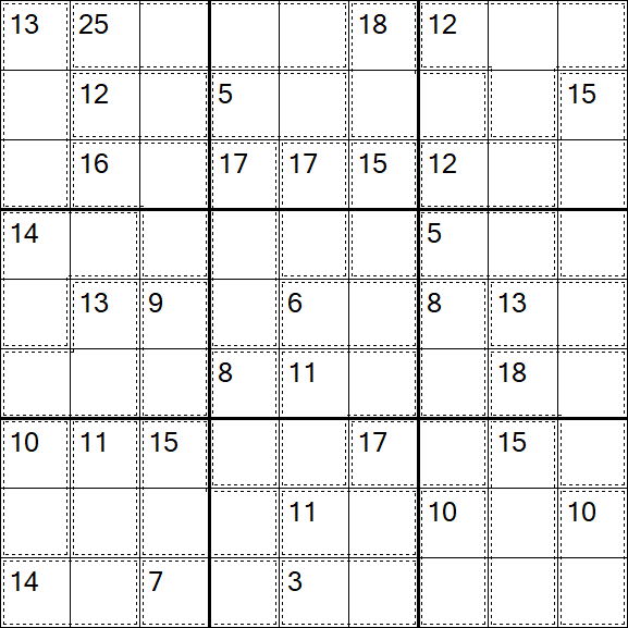 Killer Sudoku - Medio