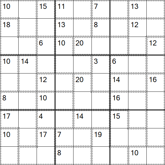 Killer Sudoku - Medium