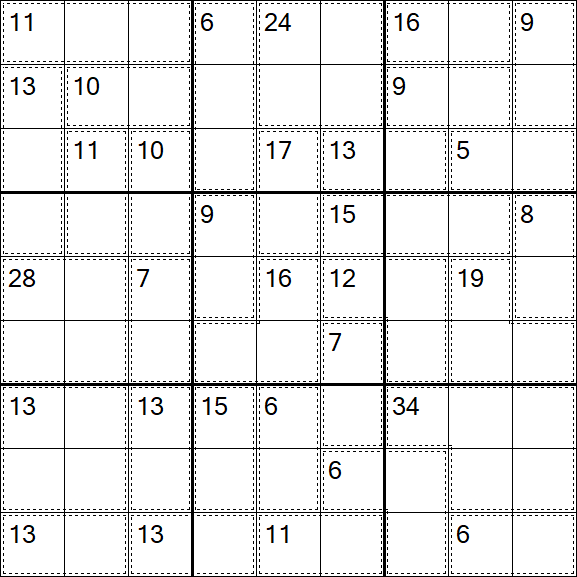 Killer Sudoku - Medium